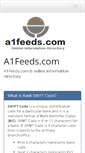 Mobile Screenshot of a1feeds.com